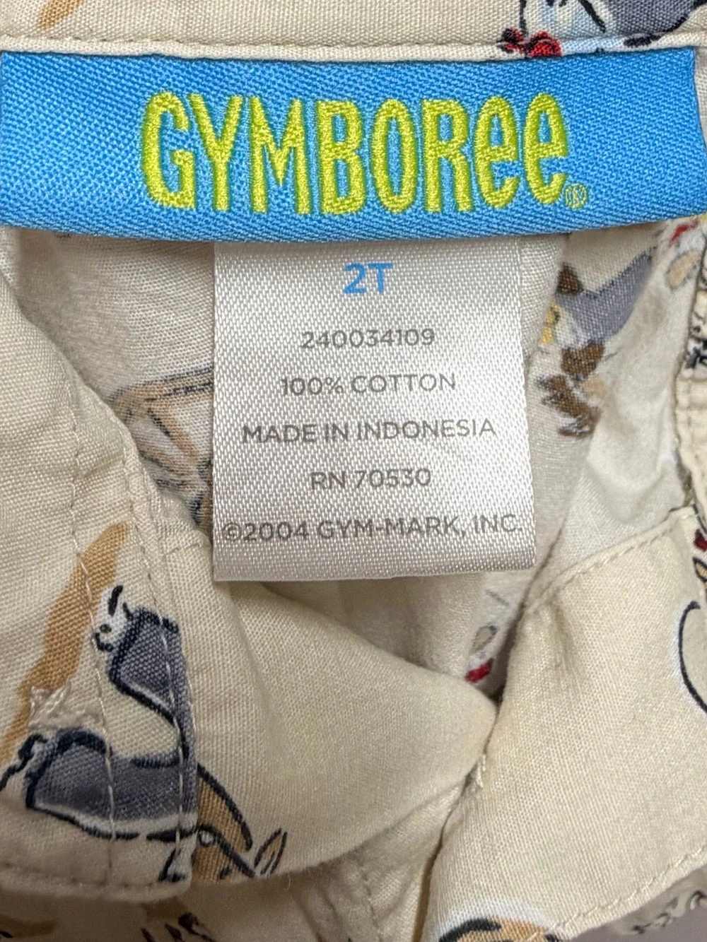 Vintage 2004 kids western button up shirt Gymboree 100% cotton Cowboy